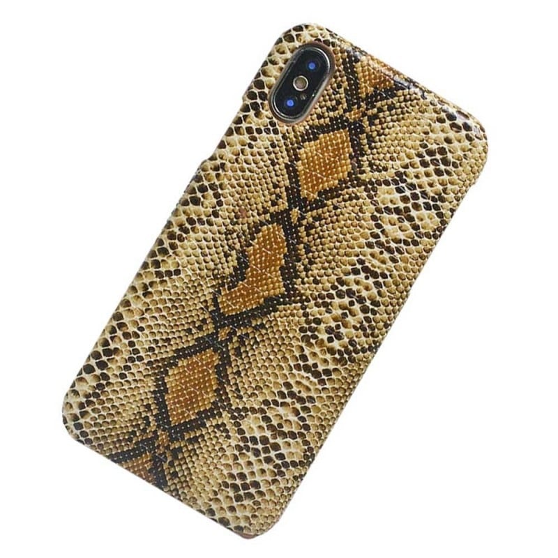 Mobile cover Snake etui Apple iPhone X / XS (5.8 "") - brun | Elgiganten