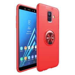 Slim Ring cover Samsung Galaxy A6 2018 (SM-A600F)  - rød