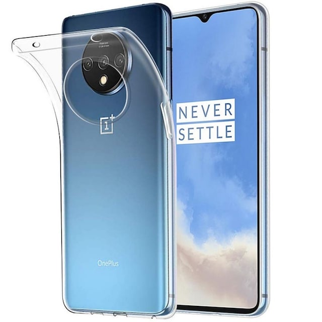 Silikone cover transparent OnePlus 7T (HD1903)