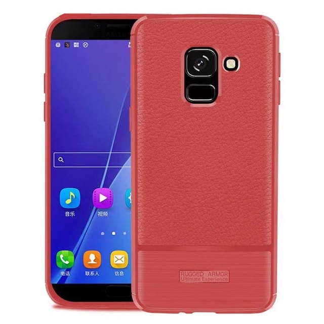 Rugged Armor cover til Samsung Galaxy J6 2018 (SM-J600F)  - rød