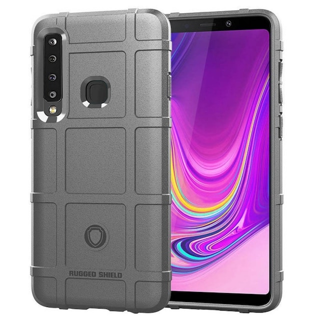 Rugged Shield cover til Samsung Galaxy A9 2018 (SM-A920F)  - Grå