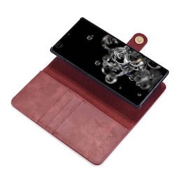 DG-Ming Wallet 2i1 til Samsung Galaxy S20 Ultra (SM-G988F)  - rød