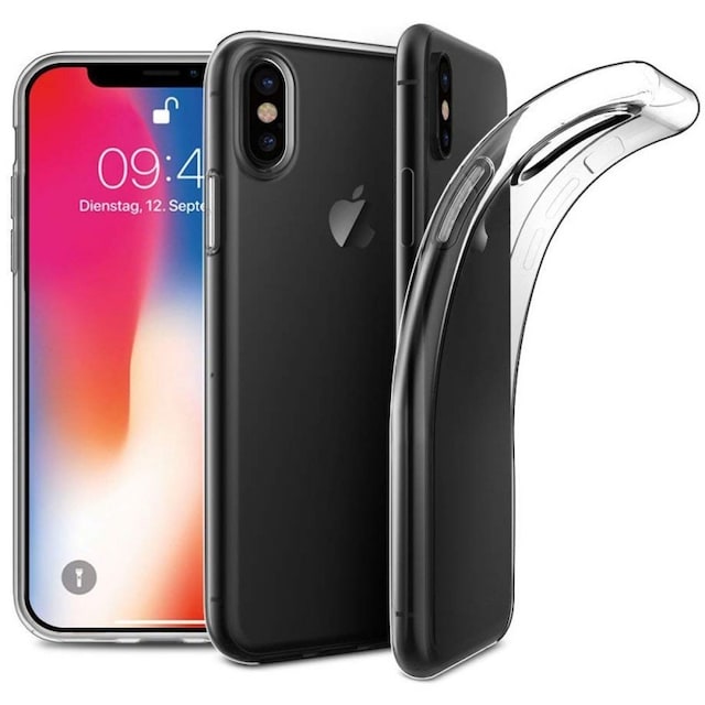 Silikone cover transparent Apple iPhone XS 5.8 "