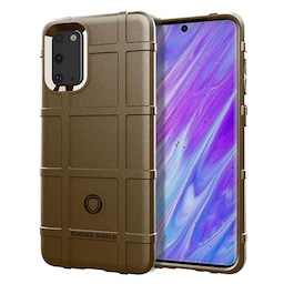 Rugged Shield cover til Samsung Galaxy S20 (SM-G981F)  - brun