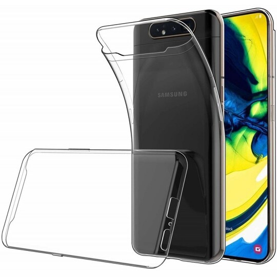 Silikone cover transparent Samsung Galaxy A80 (SM-A805F) | Elgiganten
