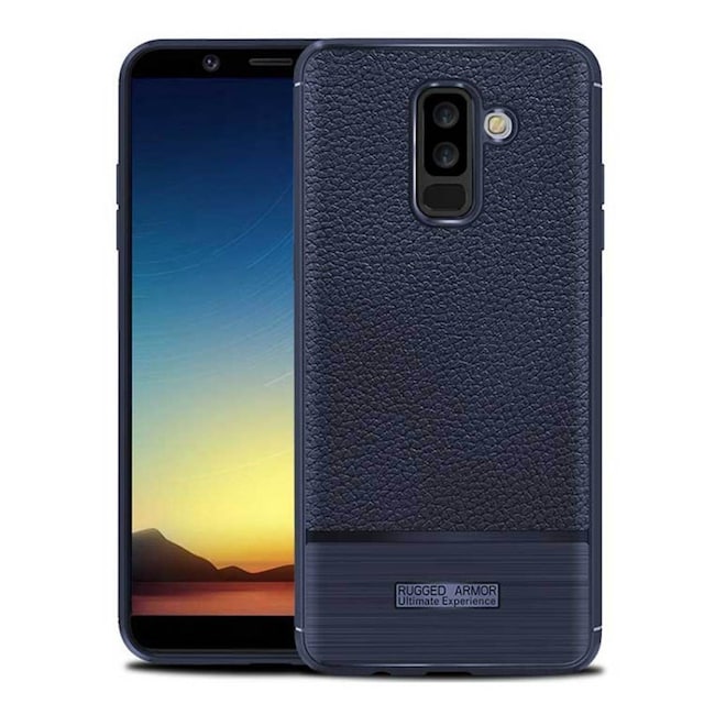Rugged Armor cover til Samsung Galaxy A6 Plus 2018 (SM-A610F)  - blå