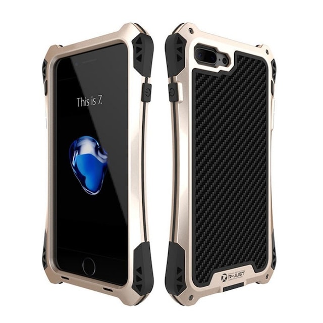 R-Just Amira cover til Apple iPhone XS Max (6,5 ")  - Guld / Sort