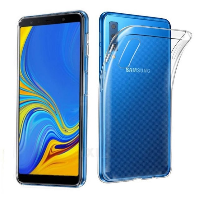 Silikone cover transparent Samsung Galaxy A7 2018 (SM-A750F)
