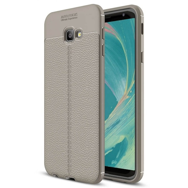 Lædermønstret silicone cover Samsung Galaxy J4 Plus 2018 (SM-J415F)