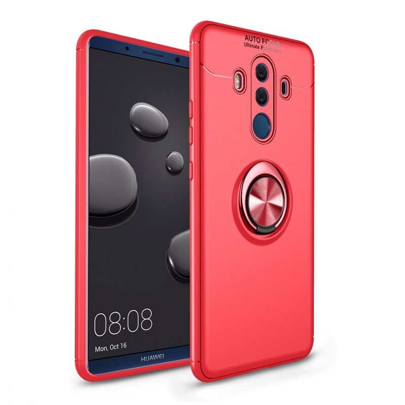 Huawei Mate 10 Pro Slim Ringcover (BLA-L29) - rød | Elgiganten
