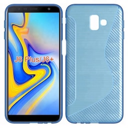 S-Line Silicone Cover til Samsung Galaxy J6 Plus (SM-J610F)  - blå