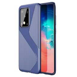 S-Case silikone cover til Samsung Galaxy S20 Ultra (SM-G988F)  - blå