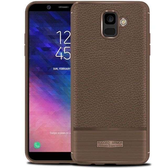 Rugged Armor cover til Samsung Galaxy A6 2018 (SM-A600F)  - brun