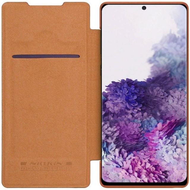 Nillkin Qin FlipCover Samsung Galaxy S20 Plus (SM-G986F)  - brun