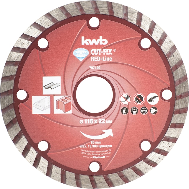 CUT-FIX® Red Line-diamantklinger