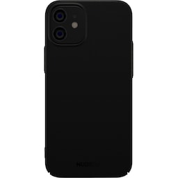 Nudient v2 iPhone 12 mini slankt cover (stealth black)