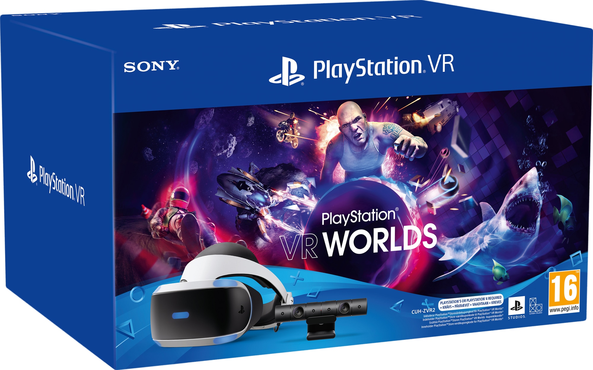 PlayStation VR MK5 bundle: PS VR headset med kamera og VR Worlds |  Elgiganten