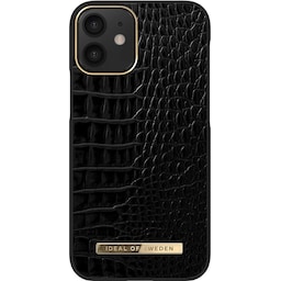 iDeal of Sweden cover til iPhone 12 mini (neo noir croco)