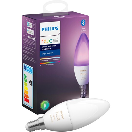 Philips Hue WCA LED-lampe 5W E14 HUEWCAE14BT | Elgiganten