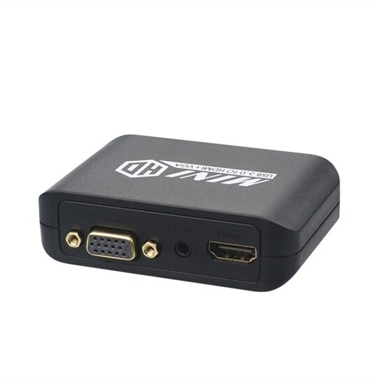 USB 3.0 til HDMI+VGA Adapter | Elgiganten