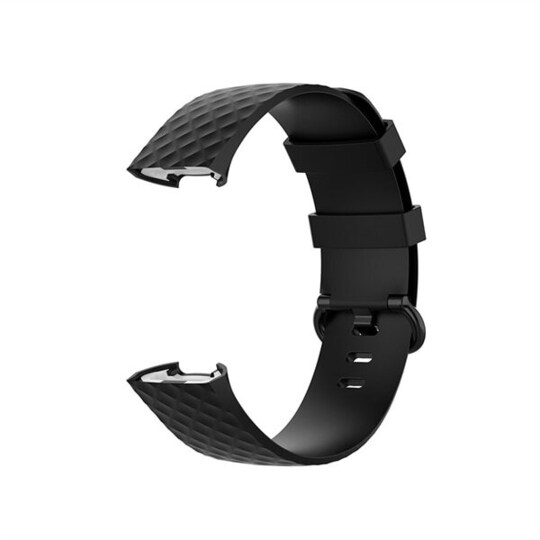 Silikonerem Fitbit Charge4 / Charge 3 - Sort | Elgiganten