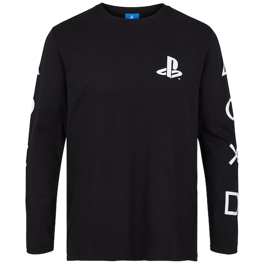 PlayStation langærmet sort trøje Elgiganten