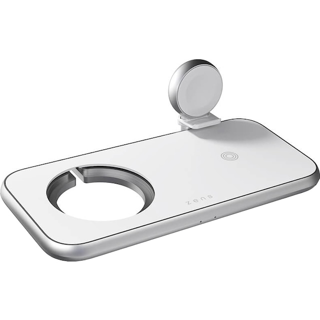 Zens 4-i-1 MagSafe, Room for MagSafe, USB-A, Apple Watch oplader