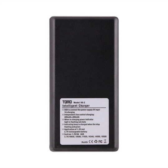 Batterilader USB 18650 / 18500 / 17650 / 16340 / AA / AAA | Elgiganten