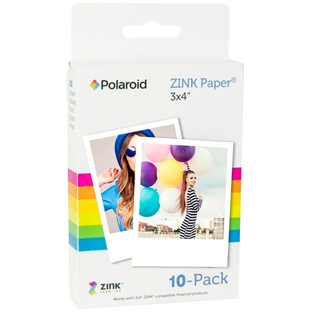 Polaroid ZINK Zero-Ink papir 3" x 4" (10 pakke)