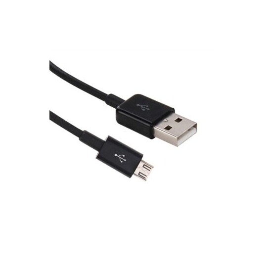 USB til Micro USB-kabel - Kort Model - Sort | Elgiganten