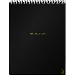 Rocketbook Flip Letter genanvendelig notesblok A4 (infinity black)