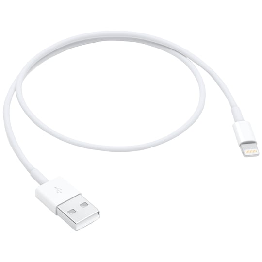 Apple Lightning til USB kabel (0,5 meter) | Elgiganten