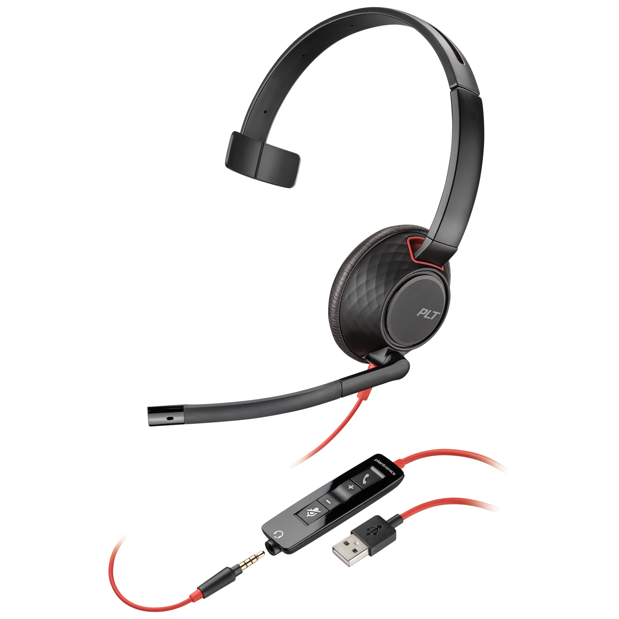 Plantronics Blackwire C5210 USB mono headset | Elgiganten