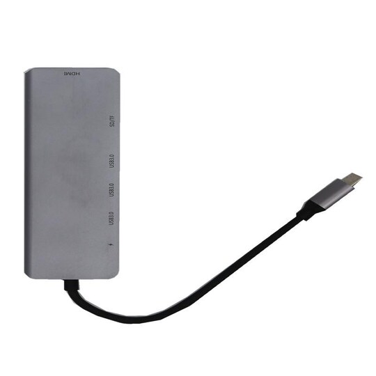 USB-C hub 7x1 HDMI Ultra HD 4K USB 3.0 PD | Elgiganten