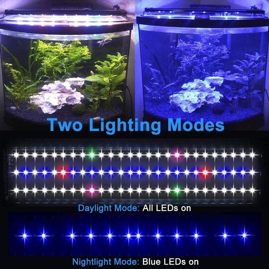 LED akvariebelysning RGB, 60 cm | Elgiganten