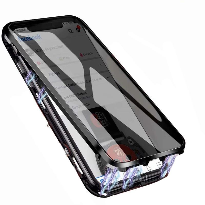 Dobbeltsidet magnetisk cover til iPhone 12 (6,1 tommer) med hærdet glas |  Elgiganten