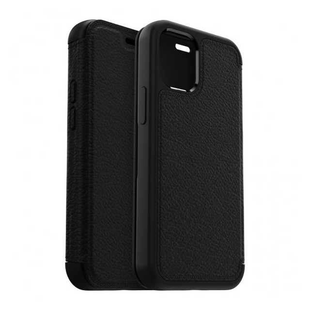 iPhone 12 Mini Etui Strada Series Shadow Black