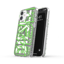 Diesel iPhone 12 Mini Cover Snap Case Clear AOP Black/Green