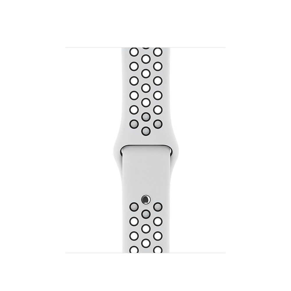 Apple Watch rem Nike 38 mm Sportsrem (pure platinum/sort) | Elgiganten