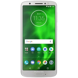 Motorola Moto G6 smartphone (sølv)