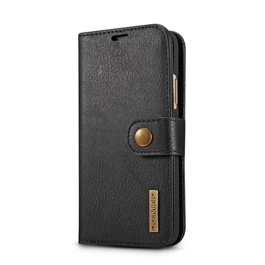 Mobiltelefon taske iPhone X / XS med magnetisk skal PU-læder - sort |  Elgiganten