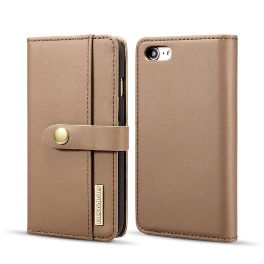 Mobil taske til iPhone 7/8 magnetisk skal brun | Elgiganten