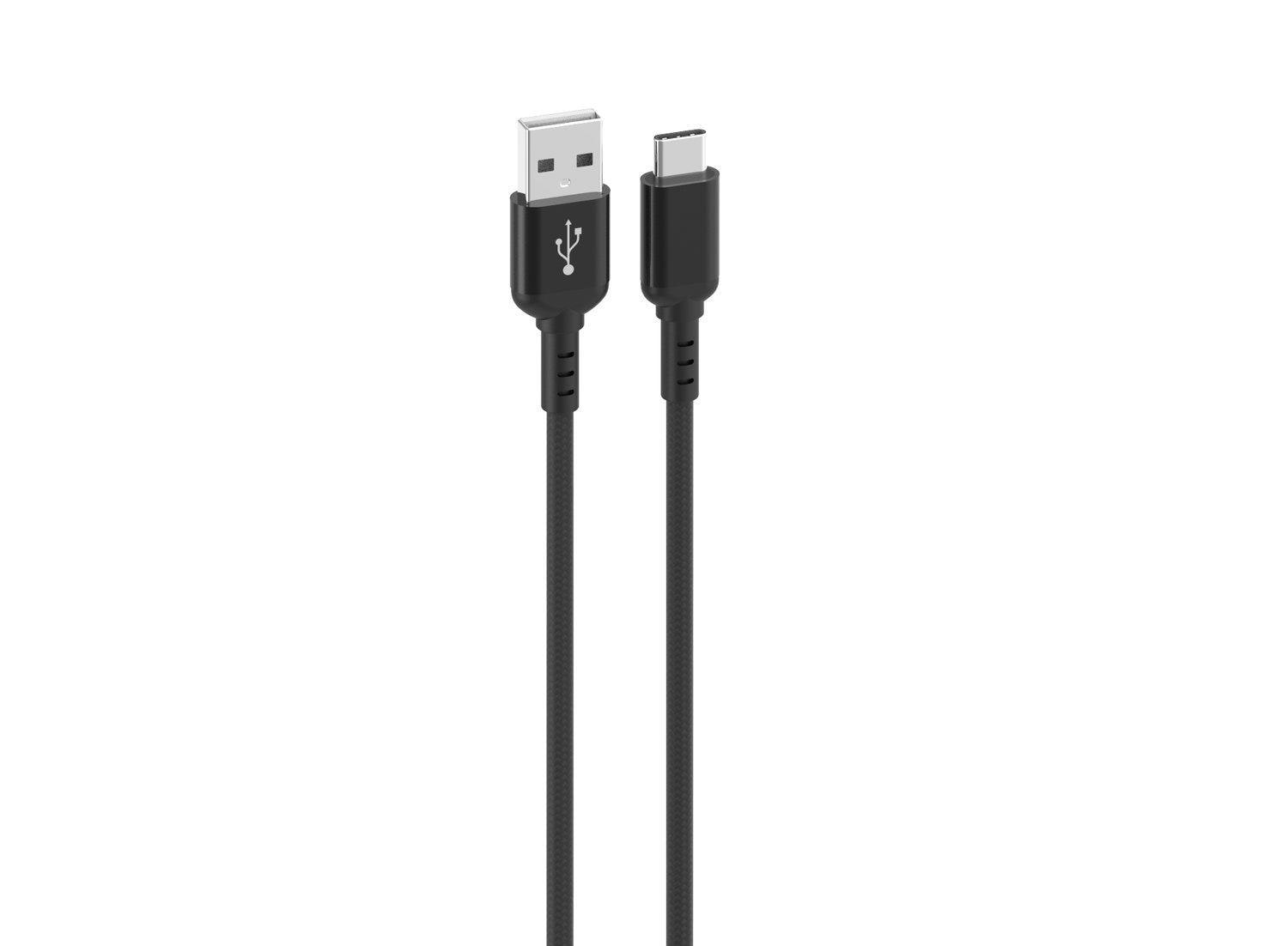 USB-C ladekabel / datakabel 3A - 1 m - sort | Elgiganten