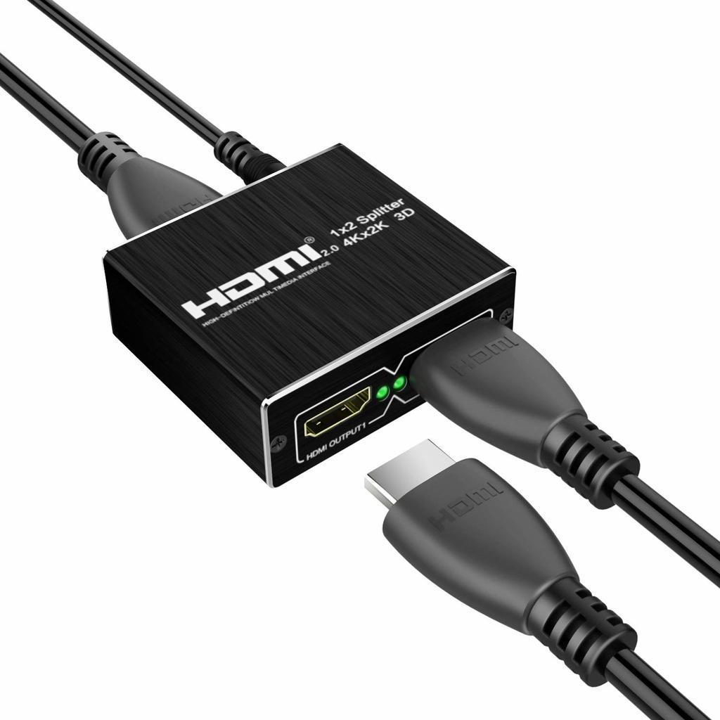 HDMI-splitter 1x2 - HDMI 2.0 - 4Kx2K, 1080P, 3D, HDR | Elgiganten