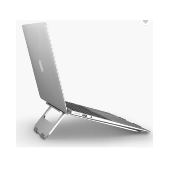 Laptop-stativ med sammenklappelig fod - Sølv | Elgiganten
