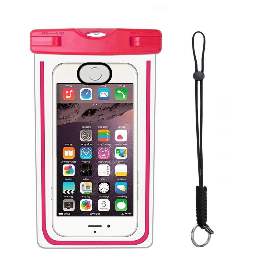 Vandtæt mobiltelefon etui til smartphone - universal - pink - Tilbehør til  actionkamera - Elgiganten
