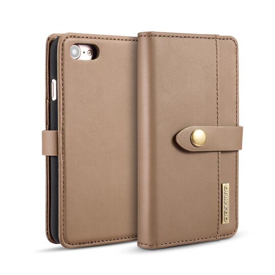 Mobil taske til iPhone 7/8 med magnetisk skal PU-læder - brun | Elgiganten
