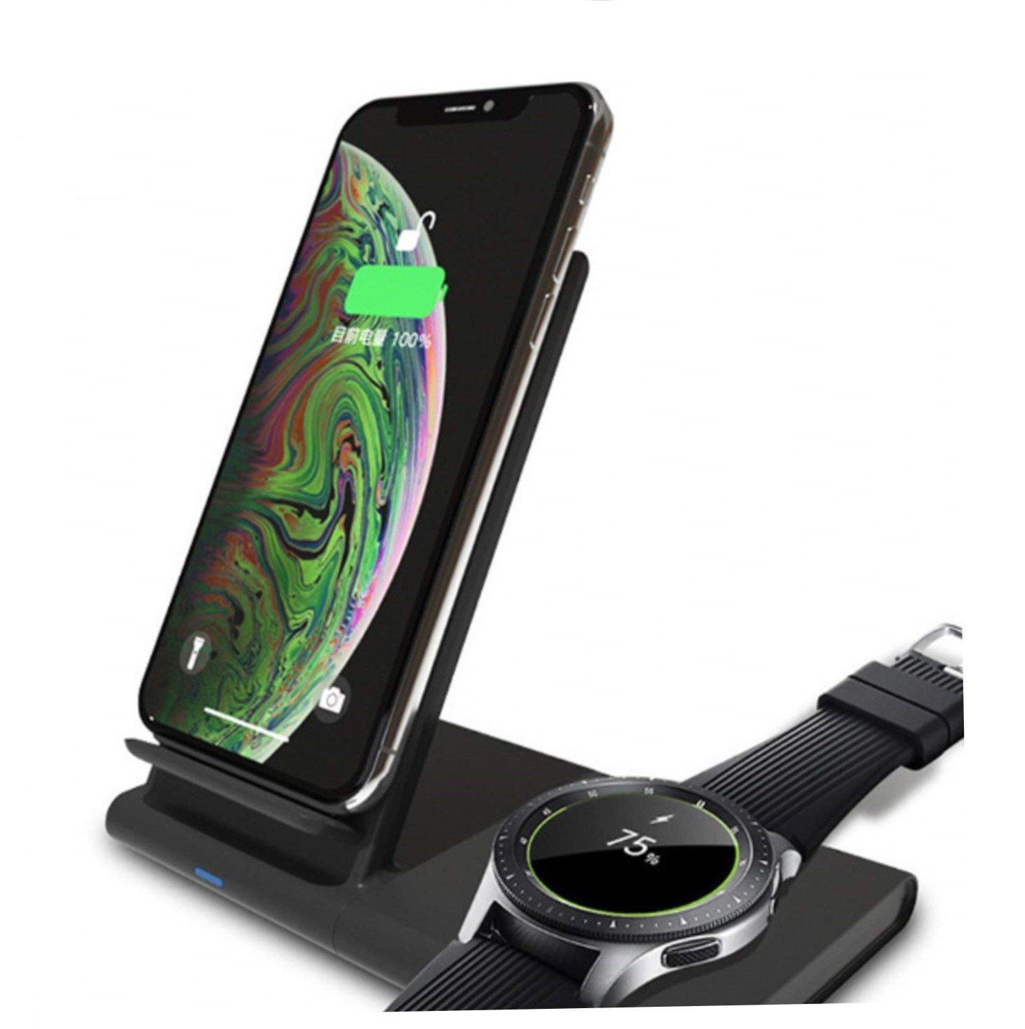 Trådløs Qi-oplader til Smartphone, Samsung Smartwatch & Hovedtelefoner -  delelig | Elgiganten