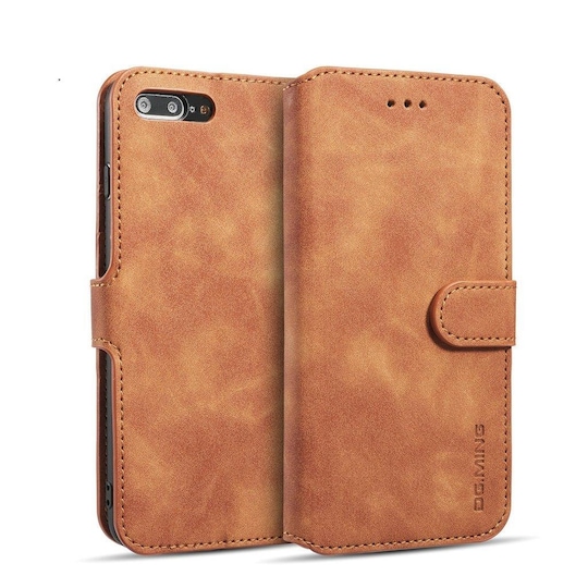 Mobil taske til iPhone 7 Plus / 8 Plus - PU læder - brun | Elgiganten