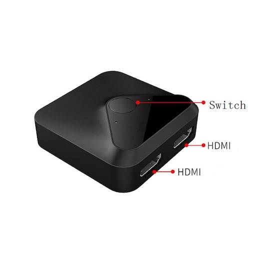 Manuel tovejs HDMI-switch / splitter 2x1 / 1x2 - 4K | Elgiganten